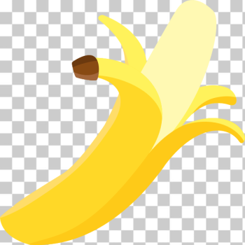 SVG Vector image of tilted peeled banana SVG Vector image of tilted peeled banana