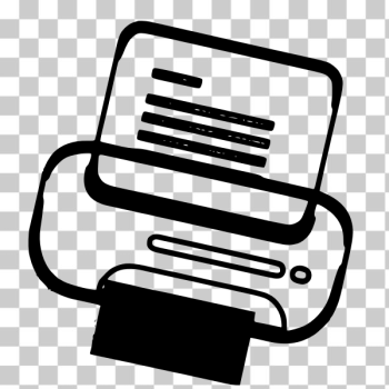 SVG Vector image of tilted printer icon SVG Vector image of tilted printer icon