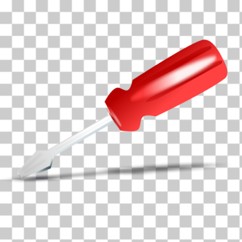 SVG Vector image of tilted screwdriver with shade SVG Vector image of tilted screwdriver with shade