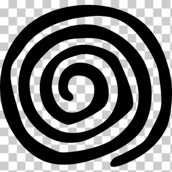 SVG Vector mage of a black spiral SVG Vector mage of a black spiral