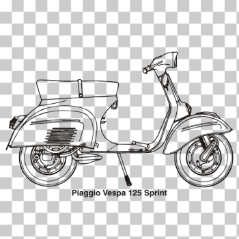 SVG VESPA 125SPRINT 1969 SVG VESPA 125SPRINT 1969