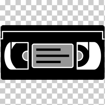 SVG VHS tape vector image SVG VHS tape vector image