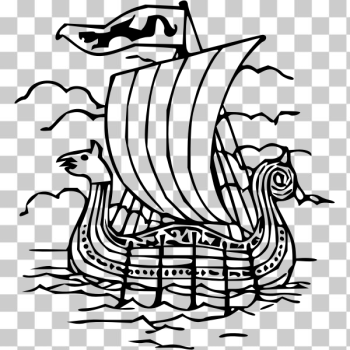 SVG Viking boat SVG Viking boat