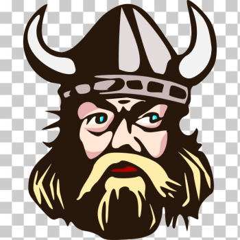 SVG Viking head with horn vector graphics SVG Viking head with horn vector graphics