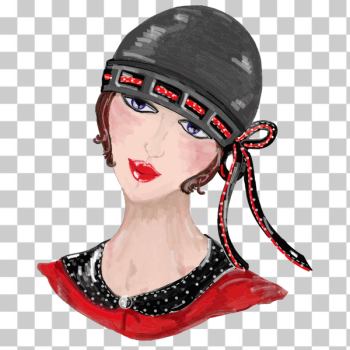 SVG Vintage Fashion Woman SVG Vintage Fashion Woman