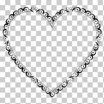 SVG Vintage filigree heart