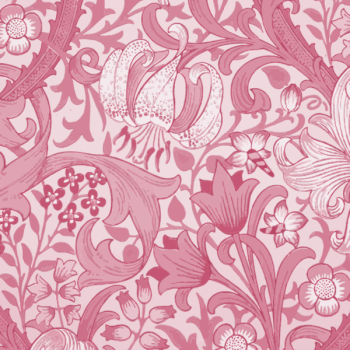 SVG Vintage pink flowery pattern