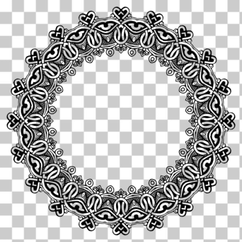 SVG Vintage round symmetric frame SVG Vintage round symmetric frame