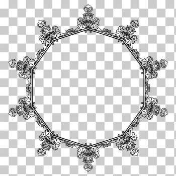 SVG Vintage symmetric frame silhouette SVG Vintage symmetric frame silhouette