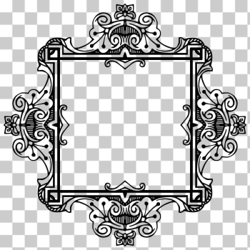 SVG Vintage symmetric frame vector image SVG Vintage symmetric frame vector image