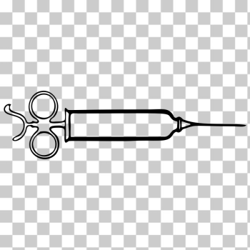 SVG Vintage syringe line art SVG Vintage syringe line art