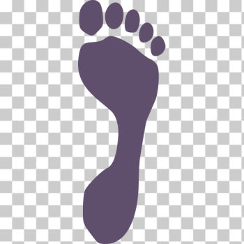 SVG Violet footprint SVG Violet footprint