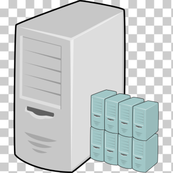 SVG Virtual machine host vector clip art SVG Virtual machine host vector clip art