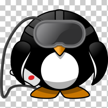 SVG Virtual reality penguin SVG Virtual reality penguin