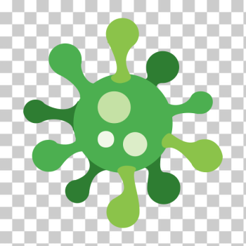 SVG Virus green color