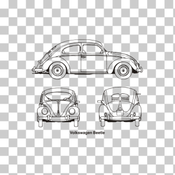 SVG VOLKSWAGEN BEETLE 1952 SVG VOLKSWAGEN BEETLE 1952