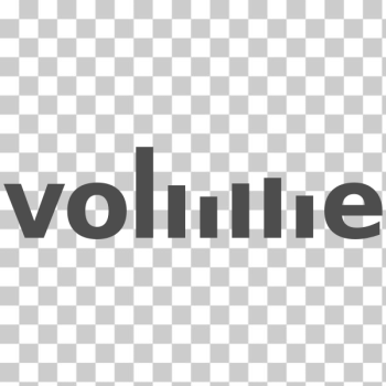 SVG Volume text logo SVG Volume text logo
