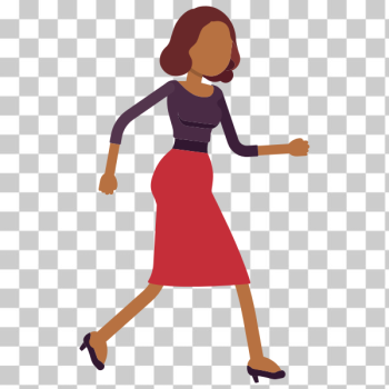 SVG Walking woman illustration SVG Walking woman illustration