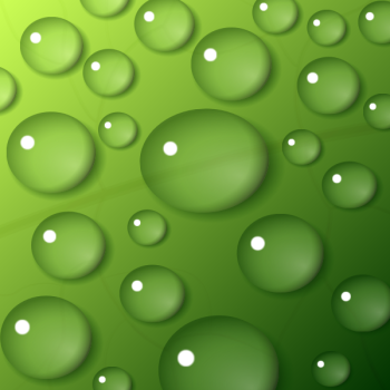 SVG Water drops on green background vector image SVG Water drops on green background vector image