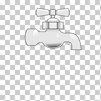 SVG Water faucet vector image SVG Water faucet vector image