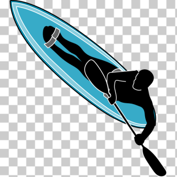 SVG Waveski sport symbol vector illustration