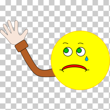 SVG Waving smiley