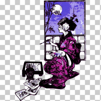 SVG western geisha artist SVG western geisha artist