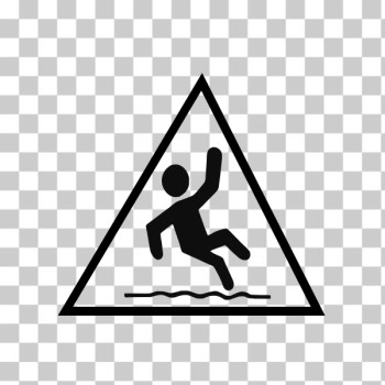SVG Wet floor caution symbol SVG Wet floor caution symbol