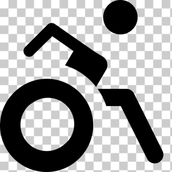 SVG Wheelchair silhouette SVG Wheelchair silhouette