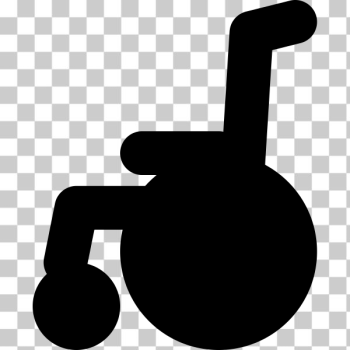 SVG Wheelchair vector silhouette SVG Wheelchair vector silhouette