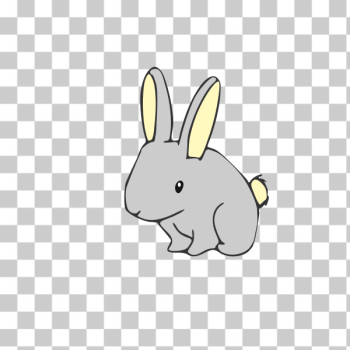 SVG White bunny SVG White bunny