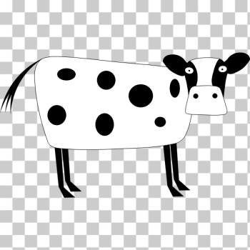 SVG White cow SVG White cow