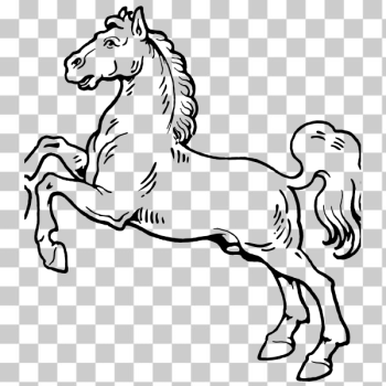 SVG White horse SVG White horse