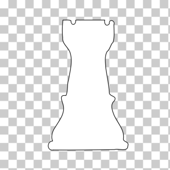 SVG White rook SVG White rook