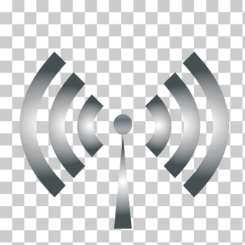 SVG Wi-Fi symbol grey color SVG Wi-Fi symbol grey color
