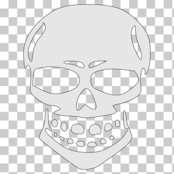 SVG Wicked skull stencil SVG Wicked skull stencil