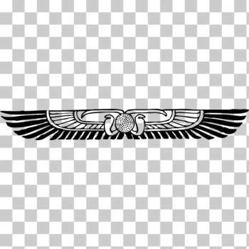 SVG winged disk SVG winged disk
