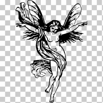 SVG Winged lady SVG Winged lady