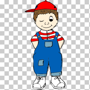 SVG winking boy SVG winking boy