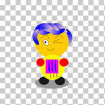 SVG Winking kid SVG Winking kid