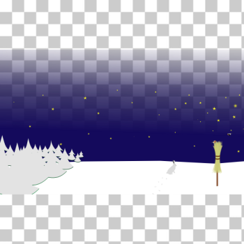 SVG Winter night scene SVG Winter night scene