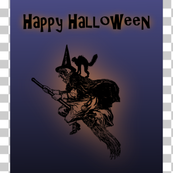 SVG Witch on a Broom SVG Witch on a Broom
