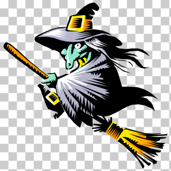SVG Witch with broom SVG Witch with broom