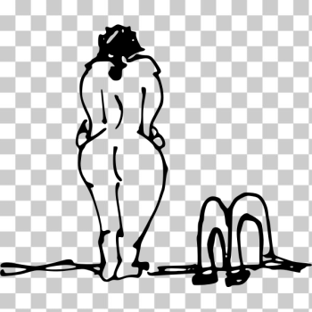 SVG Woman by pool SVG Woman by pool
