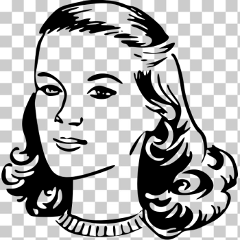 SVG Woman Head SVG Woman Head