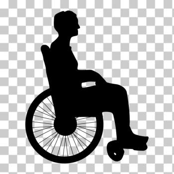 SVG Woman in wheelchair SVG Woman in wheelchair