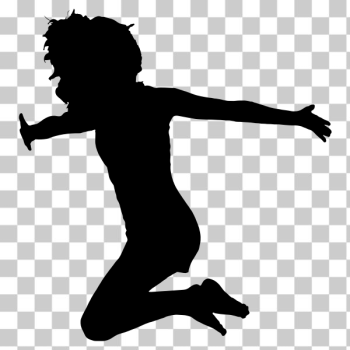 SVG Woman Jumping For Joy SVG Woman Jumping For Joy