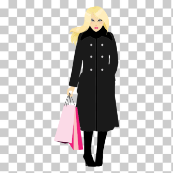 SVG Woman shopping SVG Woman shopping