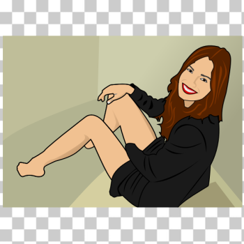 SVG Woman sitting SVG Woman sitting