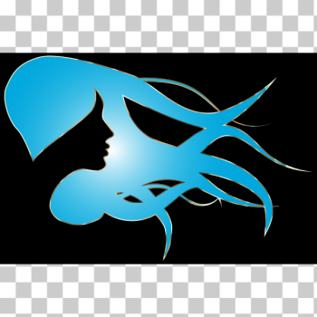 SVG Woman With Flowing Hair Enhanced 9 SVG Woman With Flowing Hair Enhanced 9